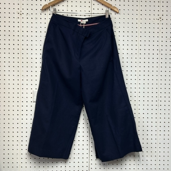 Boden Pants - Boden Linen Wide Leg Blue Pants